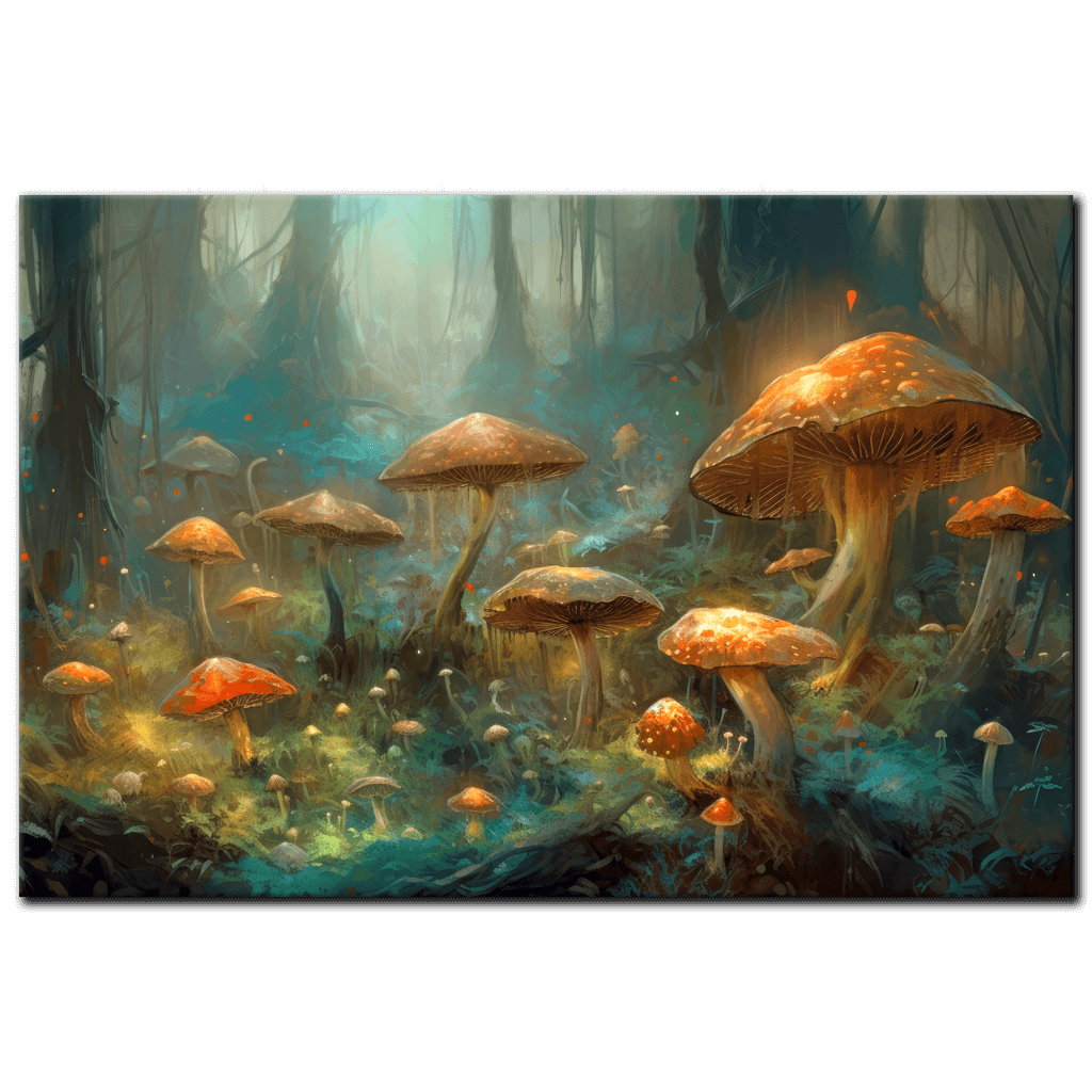 Painting Enchanted Forest By Emilia De La Fuente Artabsurd